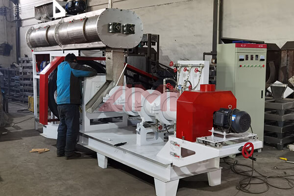 floating fish feed pellet mill/animal feed extruder machine 